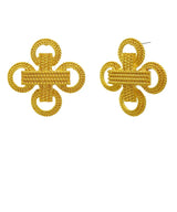 Textured Rope Earrings