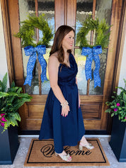 Knotts Landing Dress Navy