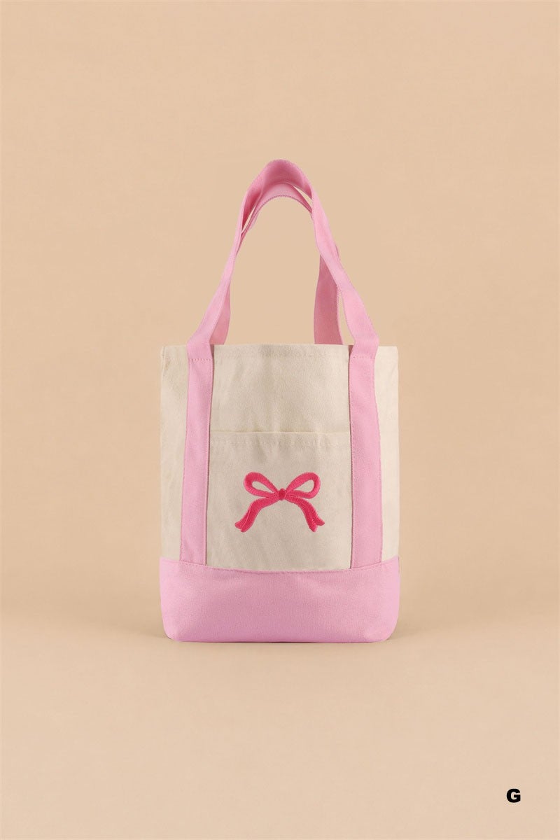 Canvas Bag Bow