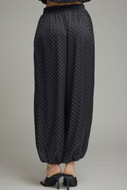 Black Polka Dot Jogger