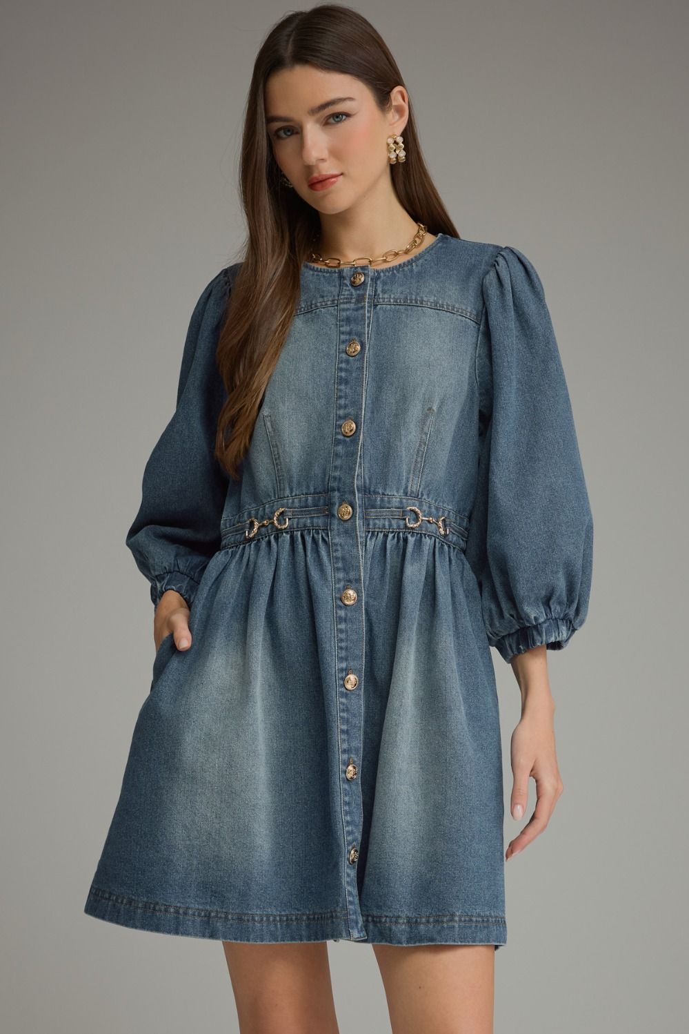 The Christine Denim Dress