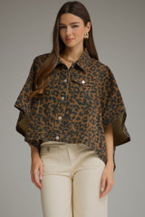 The Curated Leopard Jean Jacket