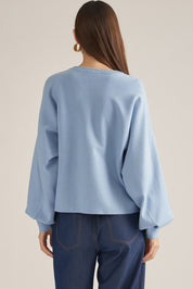 The Reed Sweater Light Blue
