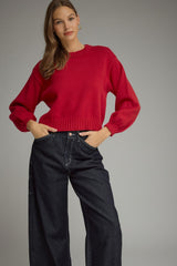 The Lattie Red Sweater