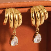 Dovely 18K Gold Non-Tarnish Classic Drop Earring