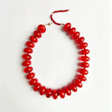 Cordelia Beaded Necklaces Red