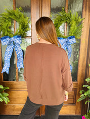 The Bethany Top Brown