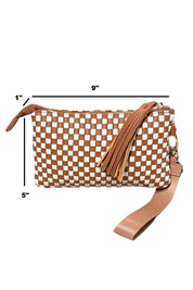 Woven Wristlet Camel
