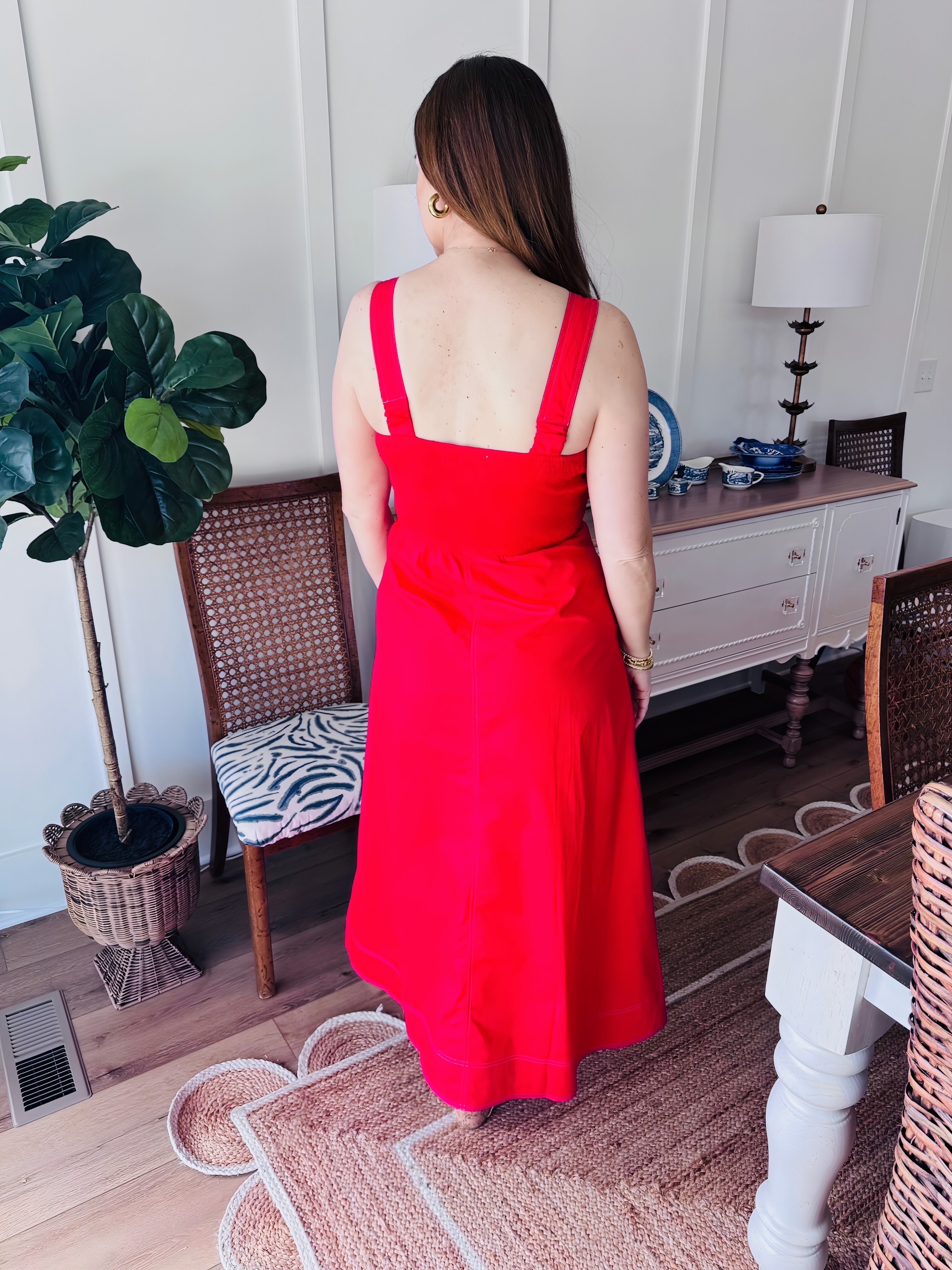 No Stops Dress Red