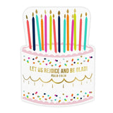 Slant Birthday Die-Cut Napkin
